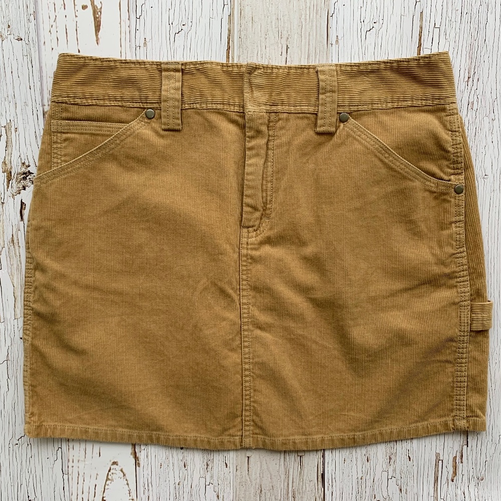 J CREW Tan Corduroy Skirt